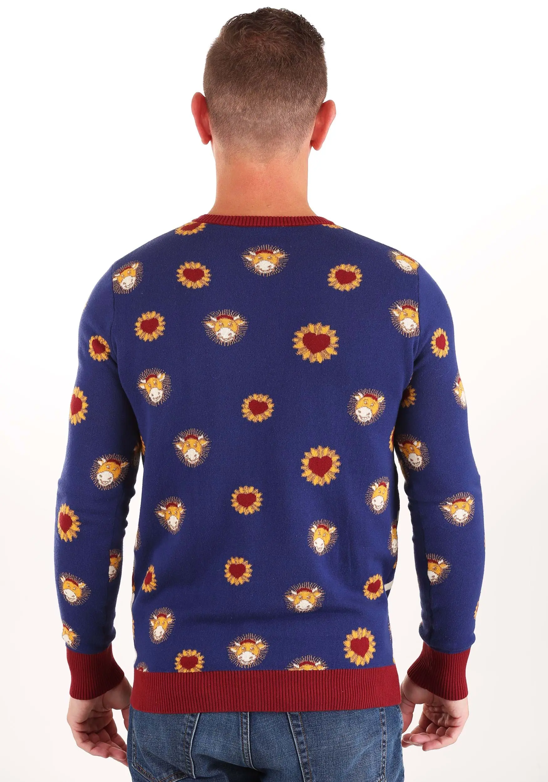 Jay And Silent Bob Buddy Christ Jesus Ugly Christmas Sweater 5 Jay And Silent Bob Buddy Christ Jesus Ugly Christmas Sweater - Image 3