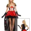 Luxurious Sequin Queen Of Hearts Costume 1 Luxurious Sequin Queen Of Hearts Costume -Costumes Sales Store luxurious sequin queen of hearts costume