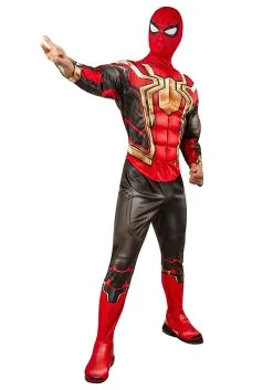 Marvel Deluxe Adult Iron Spider-Man Costume -Costumes Sales Store marvel deluxe iron spiderman adult costume alt 3