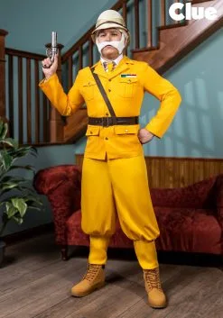 Colonel Mustard Clue Costume For Men