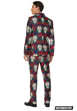 Day Of The Dead Suitmeister Men's Suit Costume 5 Day Of The Dead Suitmeister Men's Suit Costume -Costumes Sales Store mens day of the dead suitmiester suit back