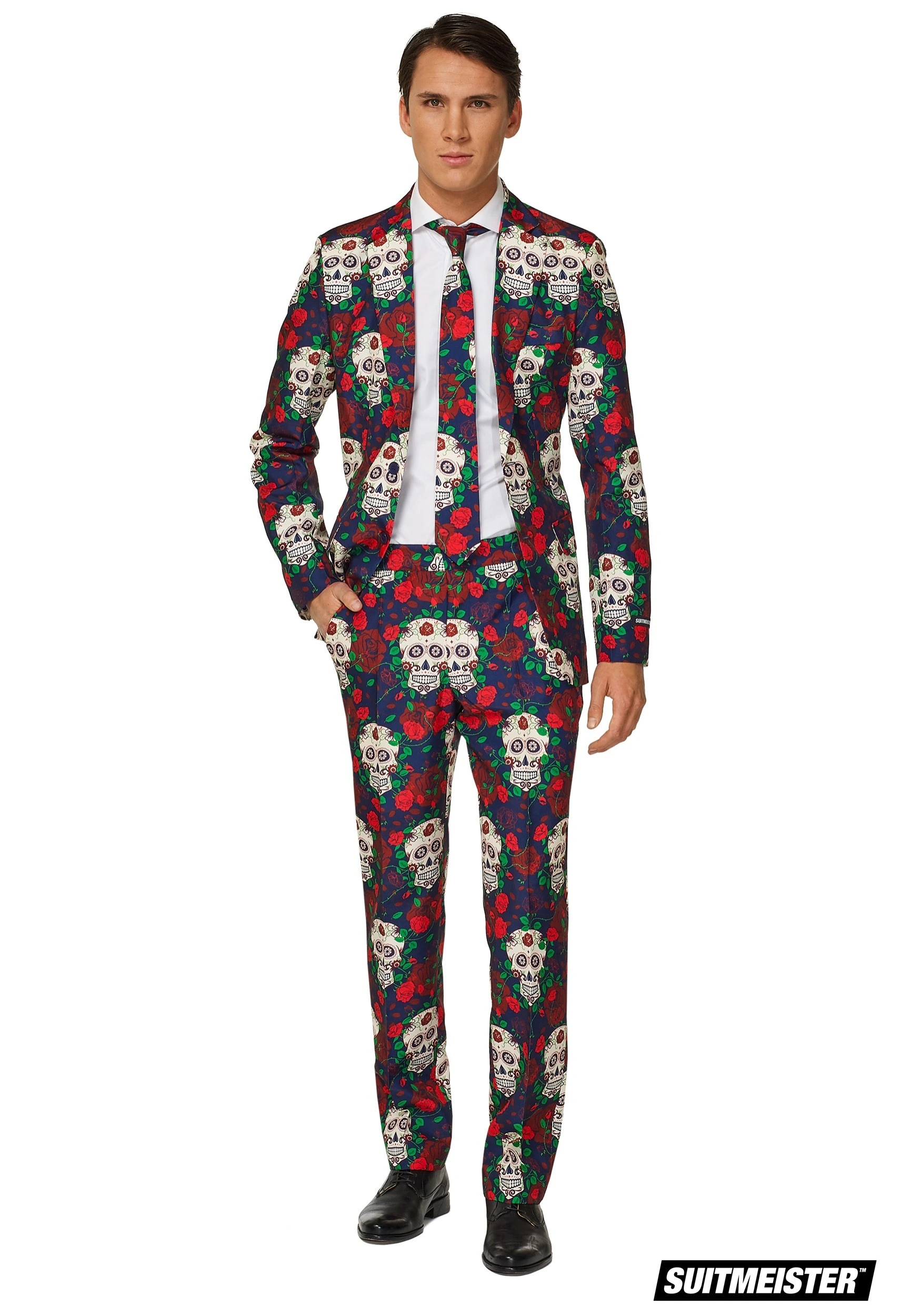 Day Of The Dead Suitmeister Men's Suit Costume 3 Day Of The Dead Suitmeister Men's Suit Costume