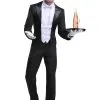 Plus Size Men's Butler Costume -Costumes Sales Store mens plus size butler costume