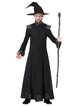 Men's Plus Size Warlock Costume