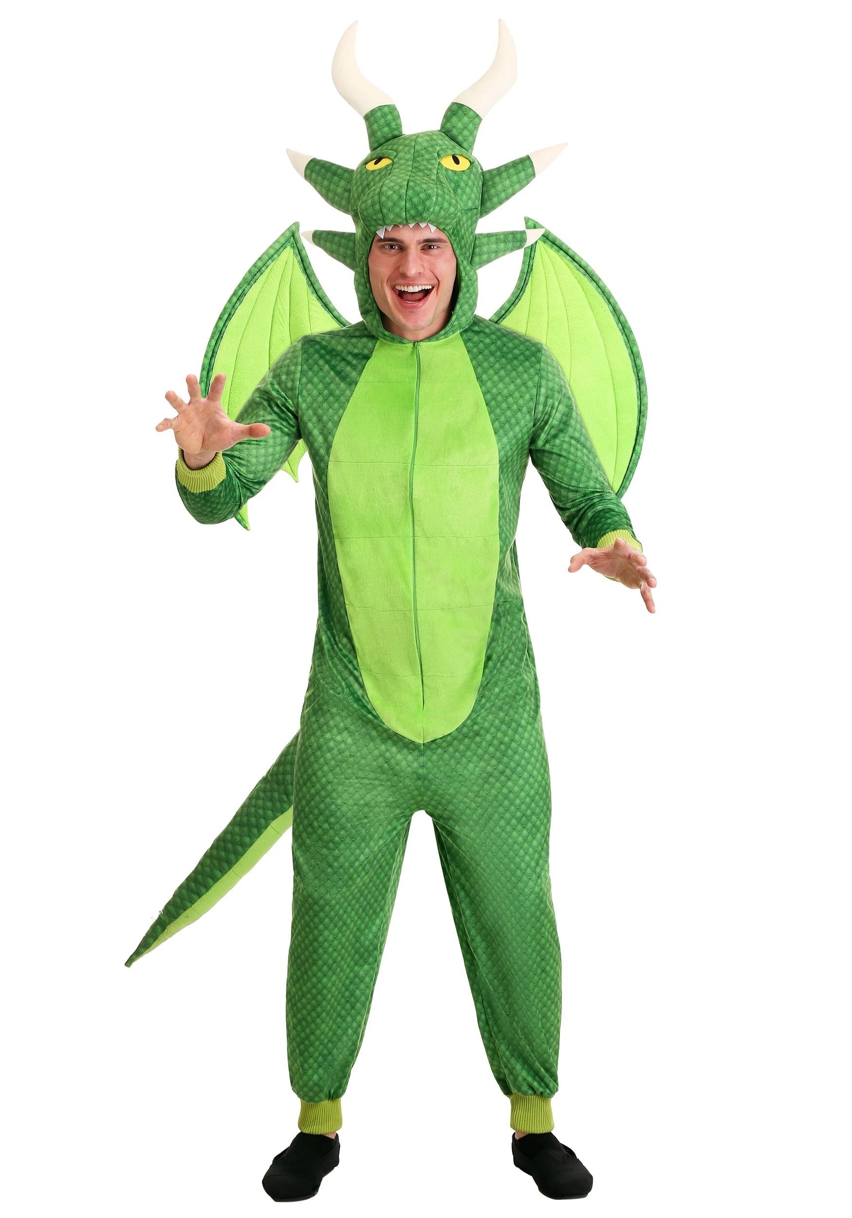 Men's Untamed Dragon Jumpsuit Costume 3 Men's Untamed Dragon Jumpsuit Costume
