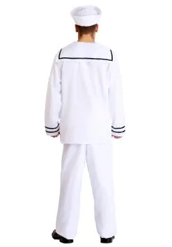 Men's White Sailor Costume 5 Men's White Sailor Costume -Costumes Sales Store mens white sailor costume 1