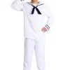 Men's White Sailor Costume 2 Men's White Sailor Costume -Costumes Sales Store mens white sailor costume