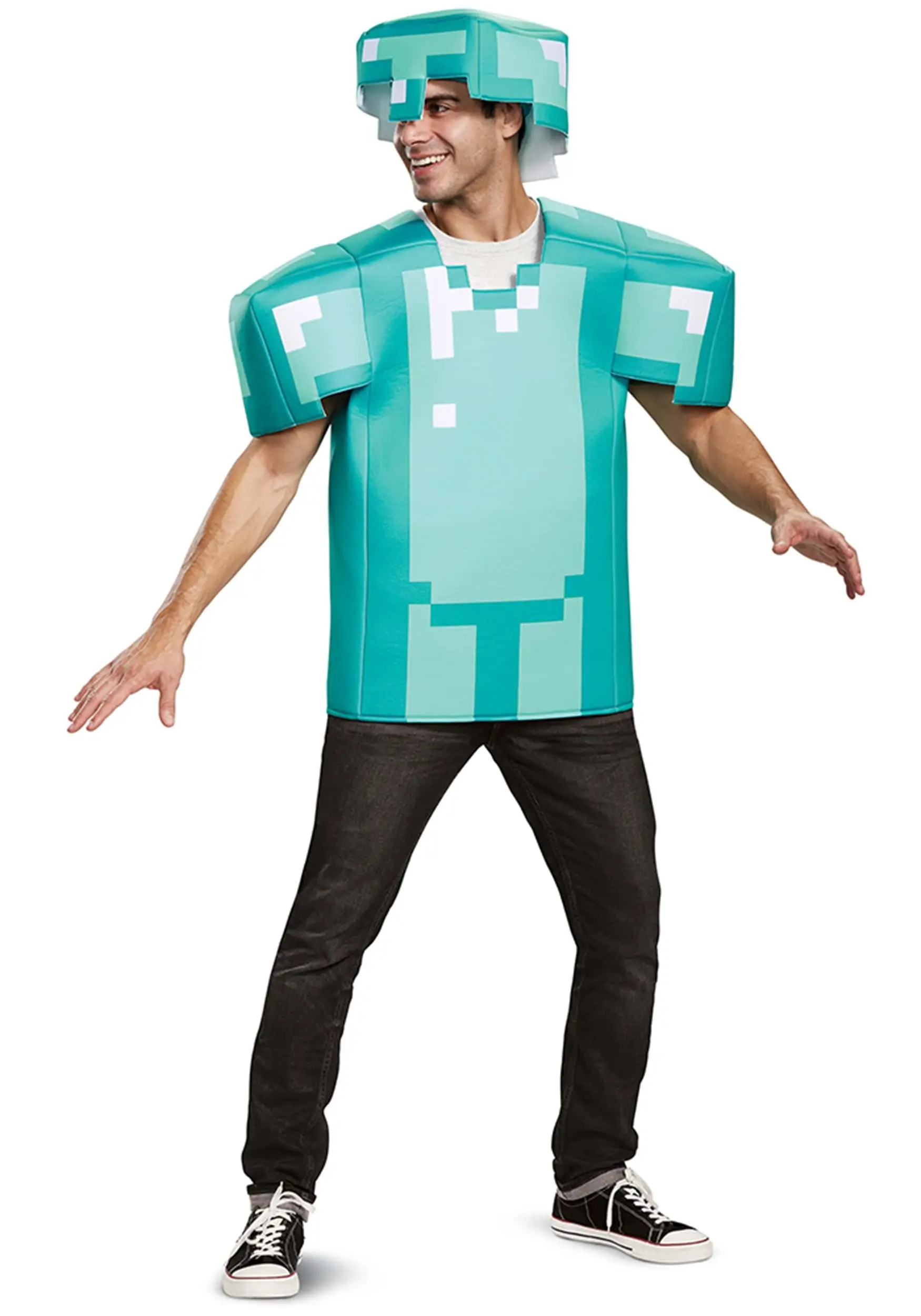 Minecraft Armor Classic Adult Costume 5 Minecraft Armor Classic Adult Costume - Image 3