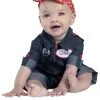 Rosie The Riveter Costume For Baby 2 Rosie The Riveter Costume For Baby -Costumes Sales Store newborn rosie the riveter costume