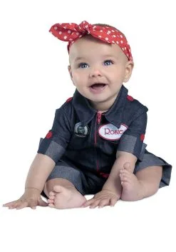 Rosie The Riveter Costume For Baby