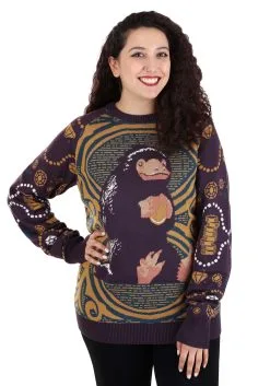 Niffler Fantastic Beasts Unisex Sweater For Adults -Costumes Sales Store niffler fantastic beasts sweater alt 5