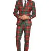 Opposuit Trendy Tartan Men's Suit 1 Opposuit Trendy Tartan Men's Suit -Costumes Sales Store opposuit trendy tartan mens suit