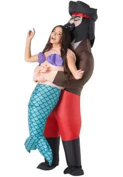 Pick Me Up Pirate Mermaid Inflatable Adult Costume For Adults -Costumes Sales Store pick me up pirate mermaid inflatable adult costume alt 2