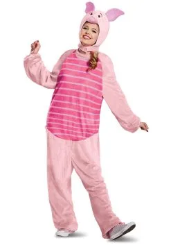 Winnie The Pooh Piglet Deluxe Adult Costume -Costumes Sales Store piglet deluxe adult costume alt 3