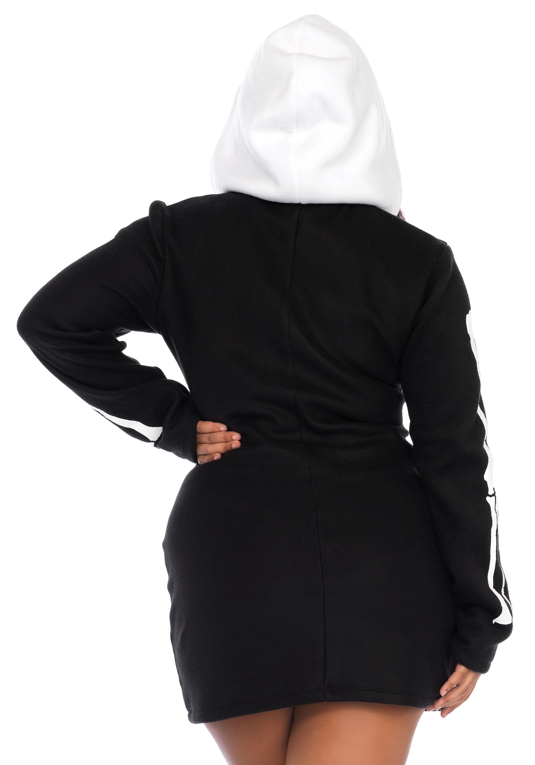 Ladies Plus Size Cozy Skeleton Costume 4 Ladies Plus Size Cozy Skeleton Costume - Image 2