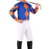 Plus Size Kentucky Derby Jockey Costume For Men -Costumes Sales Store plus size kentucky derby jockey costume main