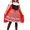 Plus Size Knee Length Red Riding Hood Costume -Costumes Sales Store plus size knee length red riding hood costume