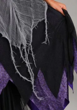 Midnight Purple Witch Plus Size Costume -Costumes Sales Store plus size midnight purple witch costume alt 5