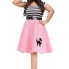 Plus Size Poodle Skirt Costume Dress For Women -Costumes Sales Store plus size poodle skirt dress