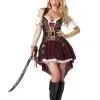 Women's Sexy Swashbuckler Captain Plus Size Costume