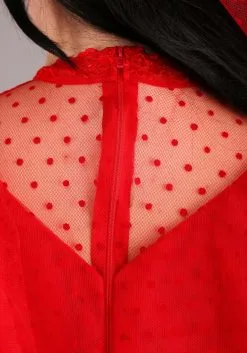 Plus Size Red Wedding Dress For Women -Costumes Sales Store plus size womens red wedding dress alt 2