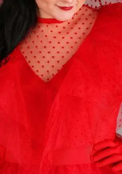 Plus Size Red Wedding Dress For Women -Costumes Sales Store plus size womens red wedding dress alt 3