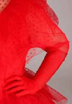 Plus Size Red Wedding Dress For Women -Costumes Sales Store plus size womens red wedding dress alt 4