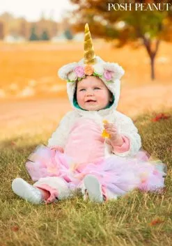 Posh Peanut Infant Eleanor Unicorn Costume
