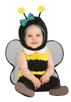 Posh Peanut Beatrice Bumble Bee Costume For Infants -Costumes Sales Store posh peanut infant beatrice bumble bee costume alt 3