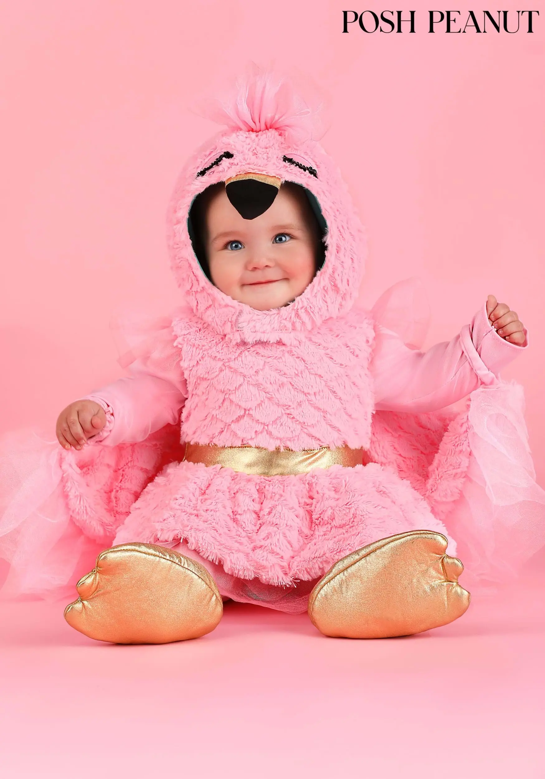 Posh Peanut Leliani Flamingo Costume For Infants 3 Posh Peanut Leliani Flamingo Costume For Infants