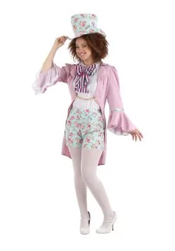 Pretty Mad Hatter Women's Costume -Costumes Sales Store pretty mad hatter alt 7