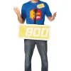 Adult Price Is Right Yellow Contestant Costume