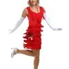Women's Red Flapper Fashion Costume Dress -Costumes Sales Store red flapper fashion dress flapper costumes flapper dresses