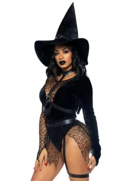 Sexy Women's Crafty Witch Costume -Costumes Sales Store sexy crafty witch womens costume alt 4
