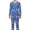 Men's Blue Nordic Christmas Suitmeister Suit 2 Men's Blue Nordic Christmas Suitmeister Suit -Costumes Sales Store suitmeister christmas blue nordic mens suit