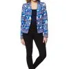 Suitmeister Christmas Blue Nordic Women's Blazer -Costumes Sales Store suitmeister christmas blue nordic womens blazer