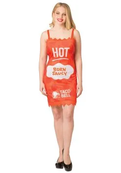 Womens Taco Bell Hot Sauce Packet Taco Bell Costume