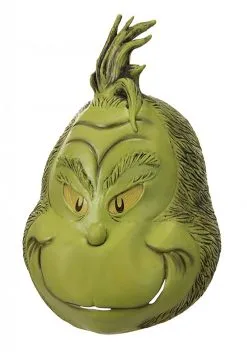 Men's The Grinch Deluxe Jumpsuit W/ Latex Mask -Costumes Sales Store the grinch deluxe mens s m jumpsuit w latex mask alt 2