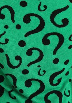 The Riddler Adult Christmas Sweater -Costumes Sales Store the riddler ugly christmas sweater alt 2