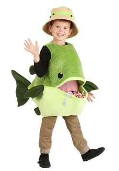 Toddler Gone Fishin' Bass Costume For Toddlers