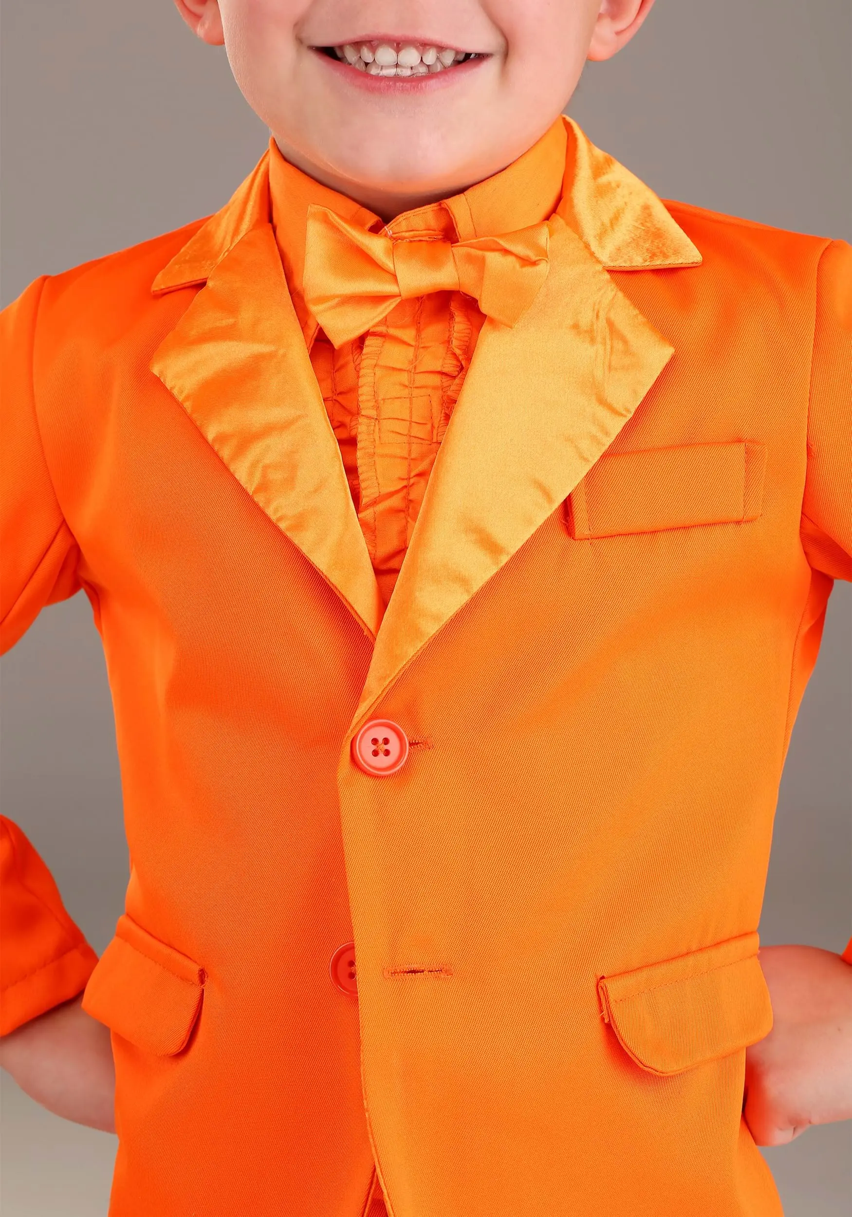 Toddler Orange Tuxedo Costume 6 Toddler Orange Tuxedo Costume - Image 4