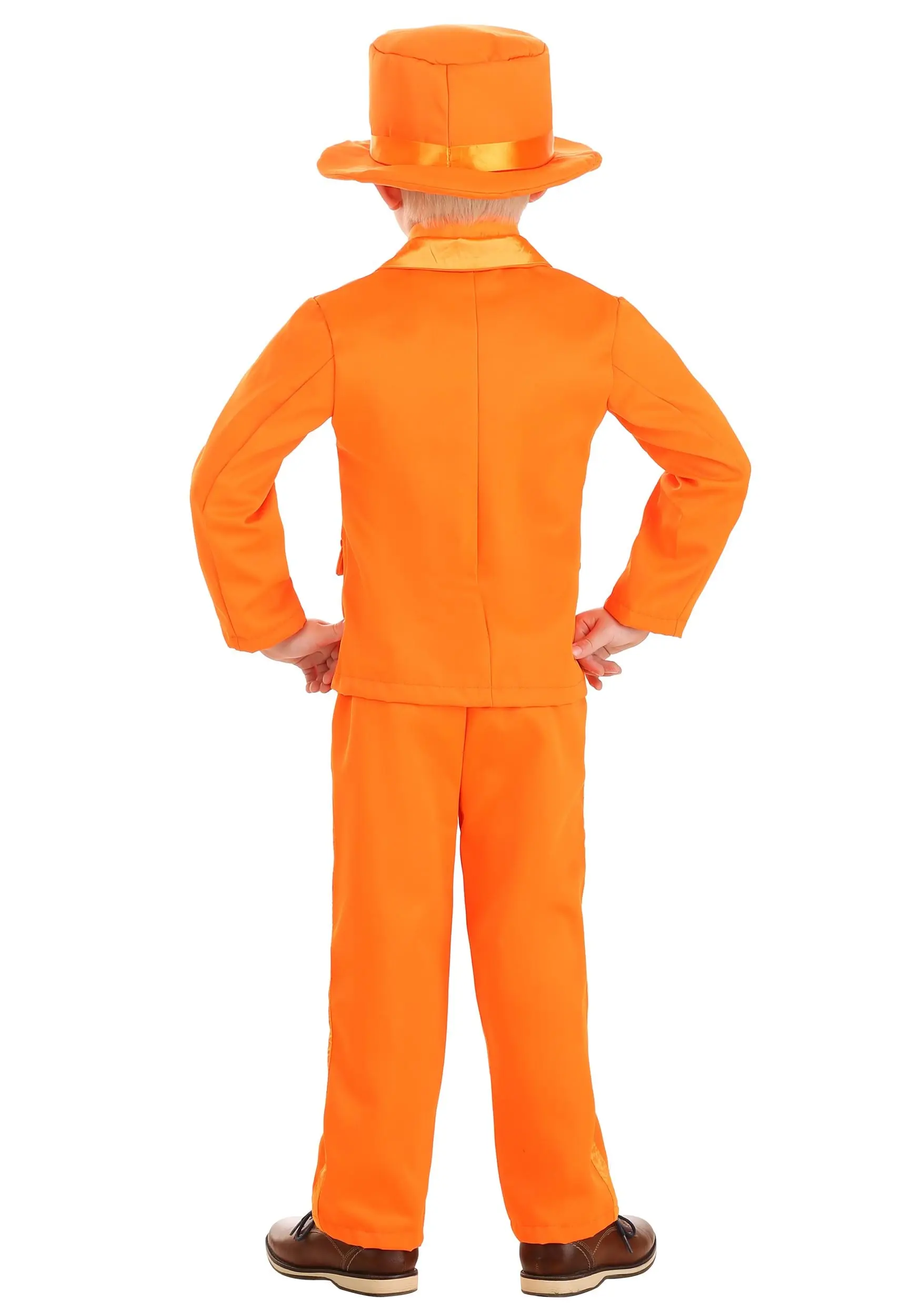Toddler Orange Tuxedo Costume 4 Toddler Orange Tuxedo Costume - Image 2