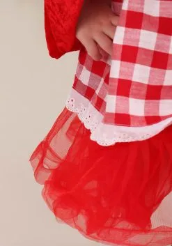 Toddler Red Riding Hood Tutu Costume -Costumes Sales Store toddler riding hood tutu costume alt 2