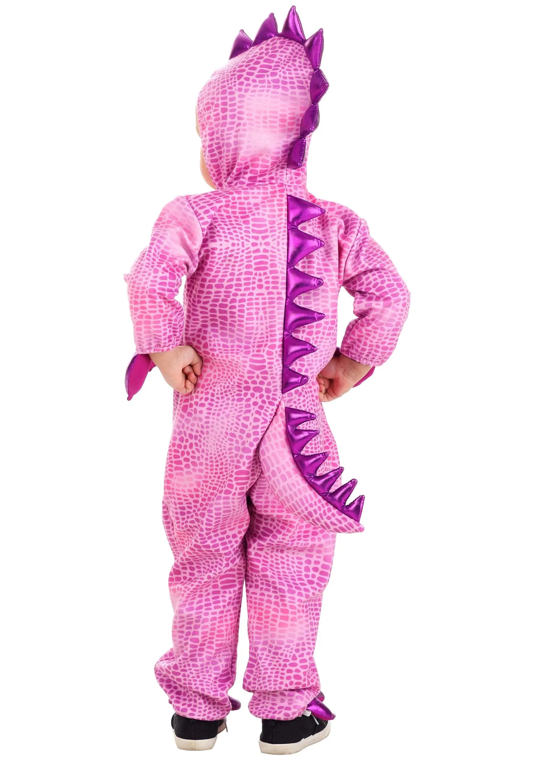 Girl's Terrific T-Rex Dinosaur Toddler Costume 4 Girl's Terrific T-Rex Dinosaur Toddler Costume - Image 2