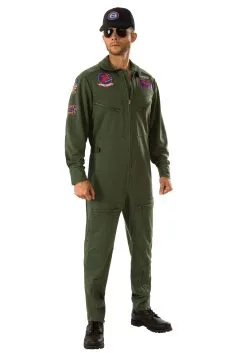Top Gun Jumpsuit Mens Costume