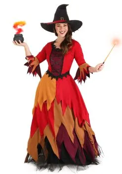 Autumn Harvest Witch Costume For Women