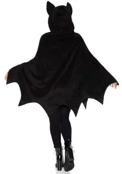 Women's Bat Poncho Costume -Costumes Sales Store womens bat poncho alt 1