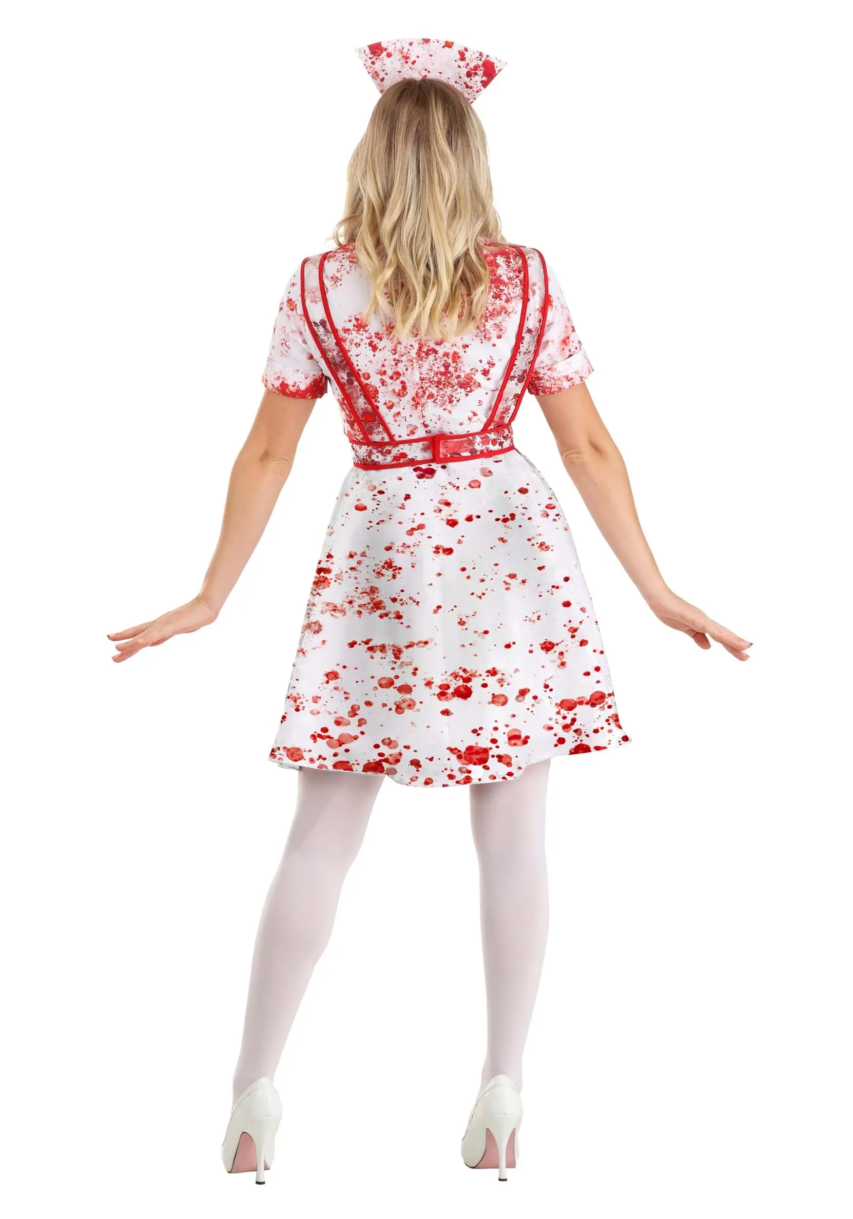 Blood Splatter Nurse Costume For Women 4 Blood Splatter Nurse Costume For Women - Image 2