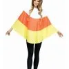 Women's Candy Corn Poncho 2 Women's Candy Corn Poncho -Costumes Sales Store womens candy corn poncho