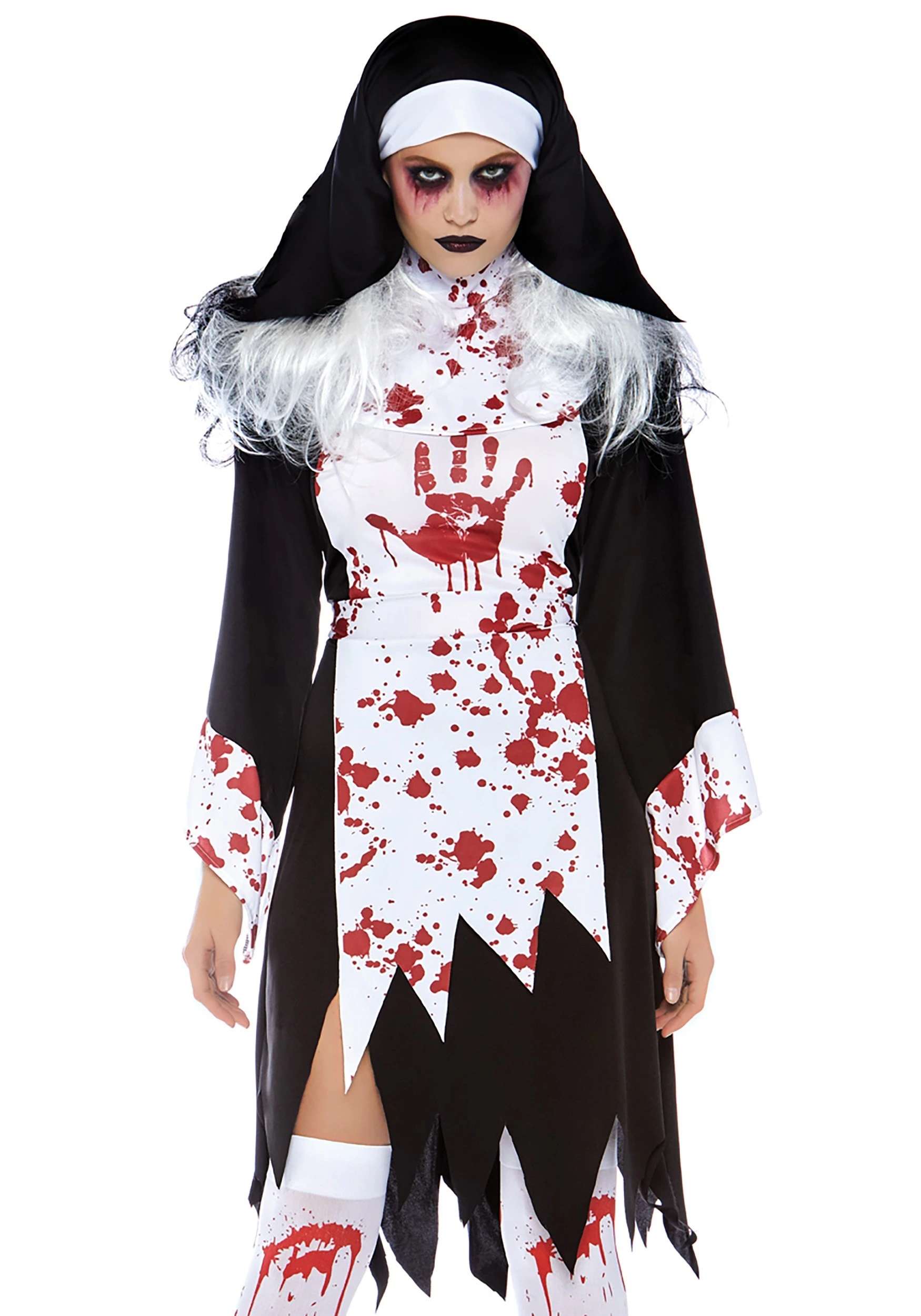 Deadly Nun Adult Costume 3 Deadly Nun Adult Costume